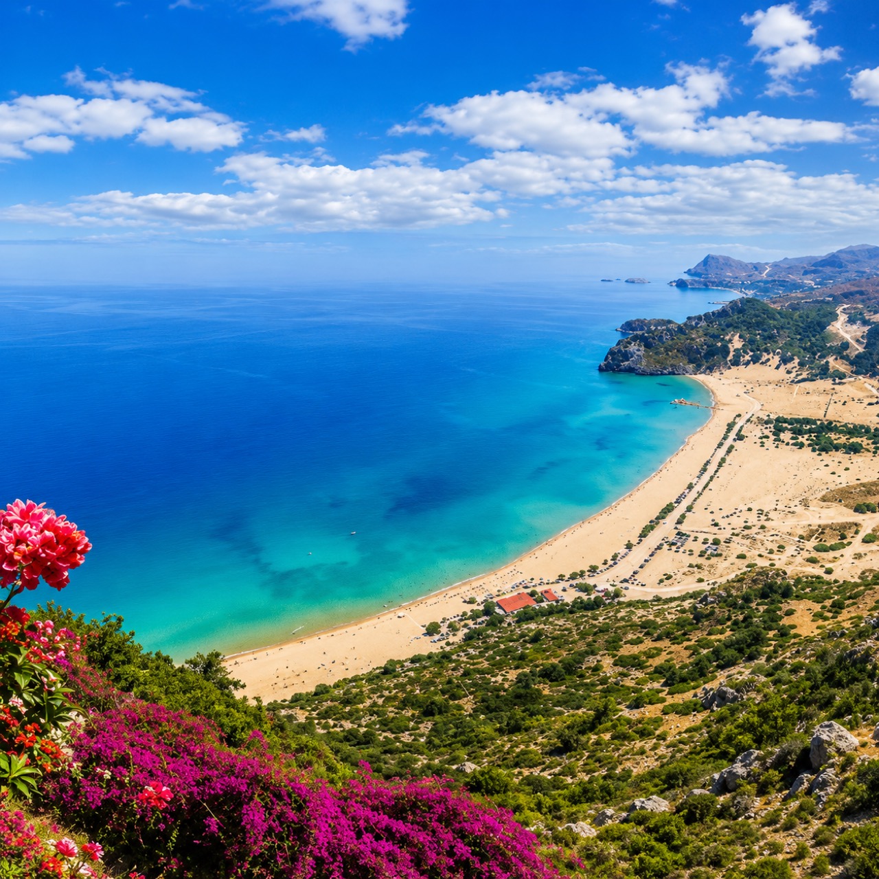 Tsambika Beach, Rhodes